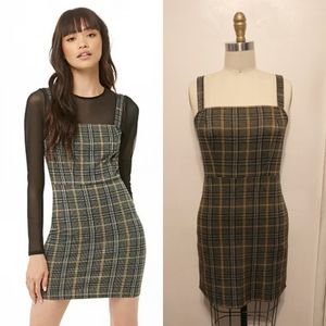 Forever 21 Plaid Print Mini Dress